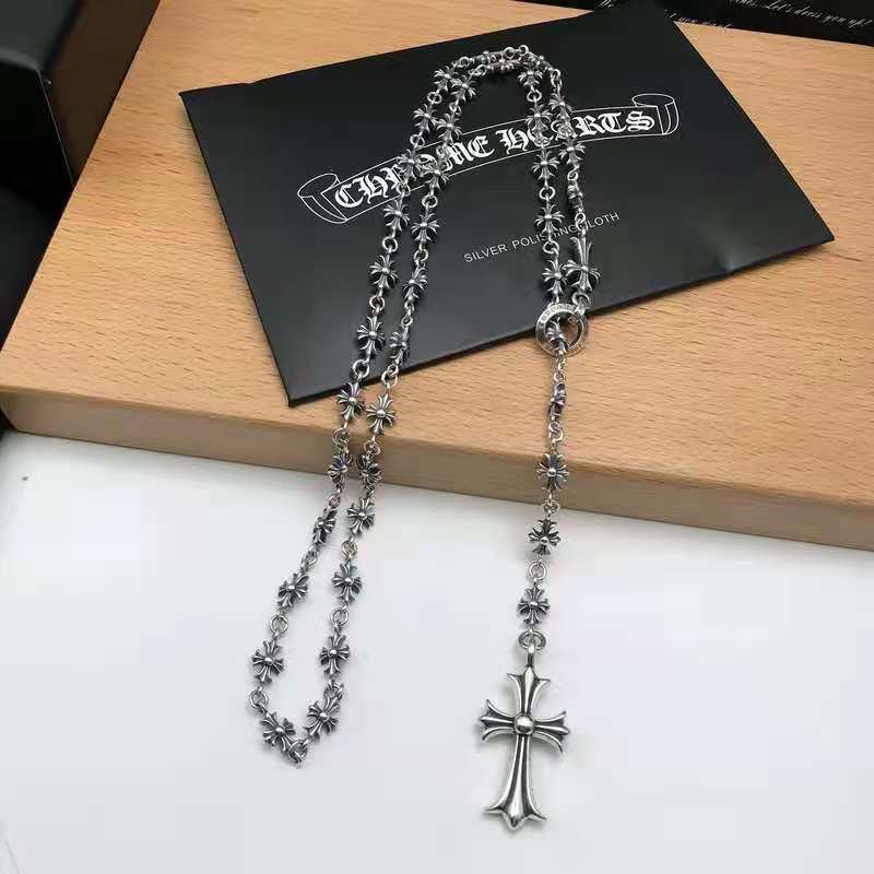 CHROME HEARTS （クロムハーツ） クロス ネックレス 70CM-BRAND OFF