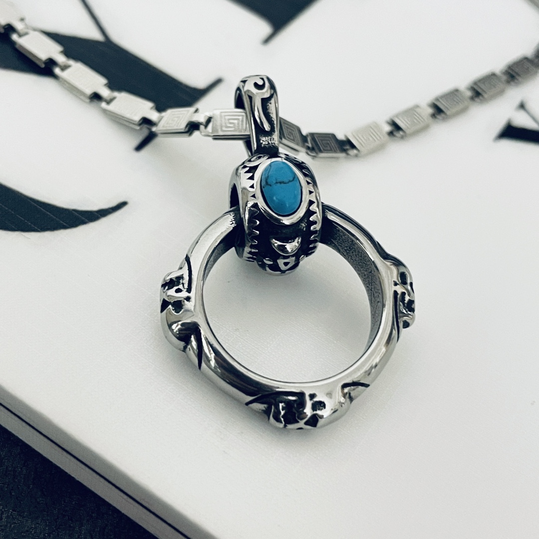 【CHROME HEARTS 】ネックレス、新しいネックレス万能シンプルファッションオーナメント-BRAND OFF