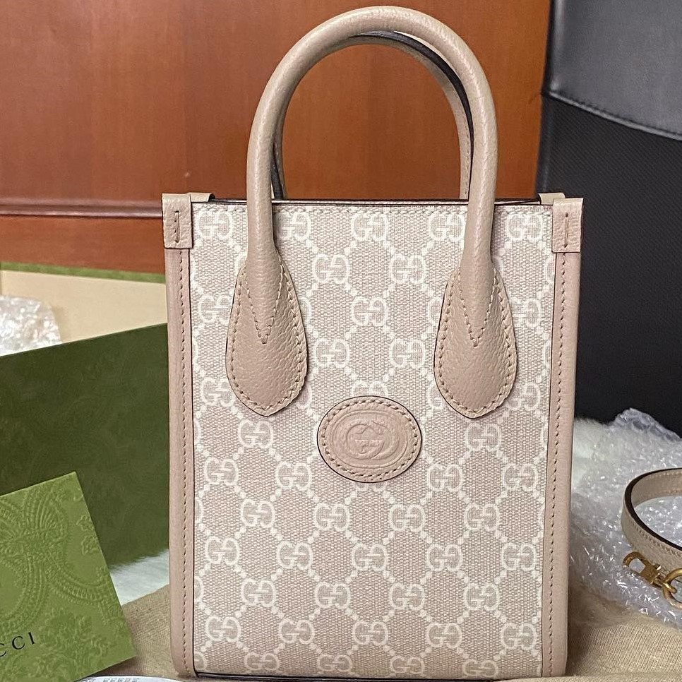 大人気！すぐ届く！【GUCCI】ミニ トートバッグ ユニセックス-BRAND OFF