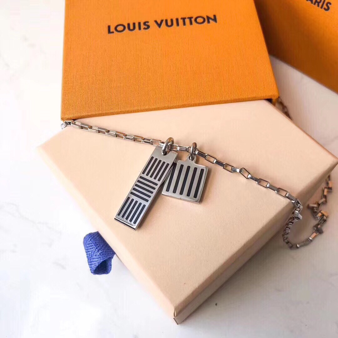 【2026】LOUIS VUITTON（ルイヴィトン）DAMIER BLACK ネックレス M62490-BRAND OFF