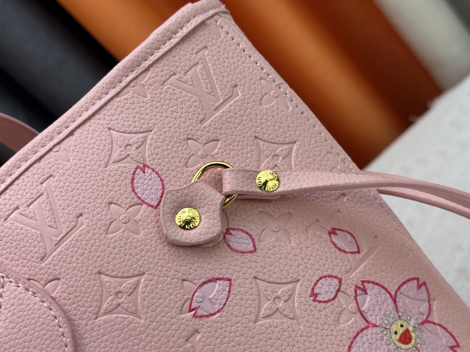 LOUIS VUITTON ルイヴィトン Neverfull 村上 隆 ミドルサイズのハンドバッグ-BRAND OFF