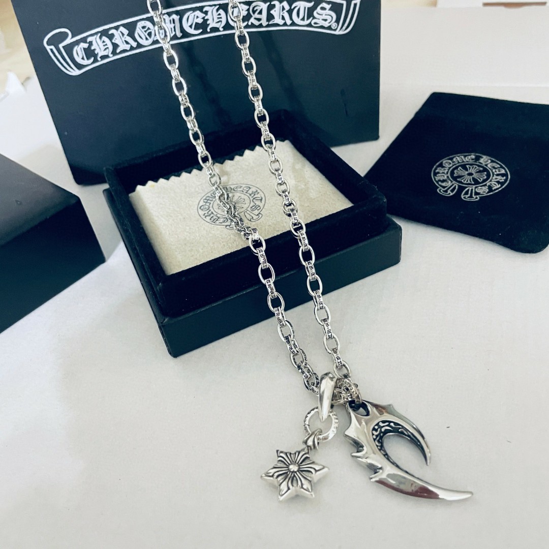 【Chrome Hearts】ネックレス、新しいネックレス万能シンプルファッションオーナメント-BRAND OFF