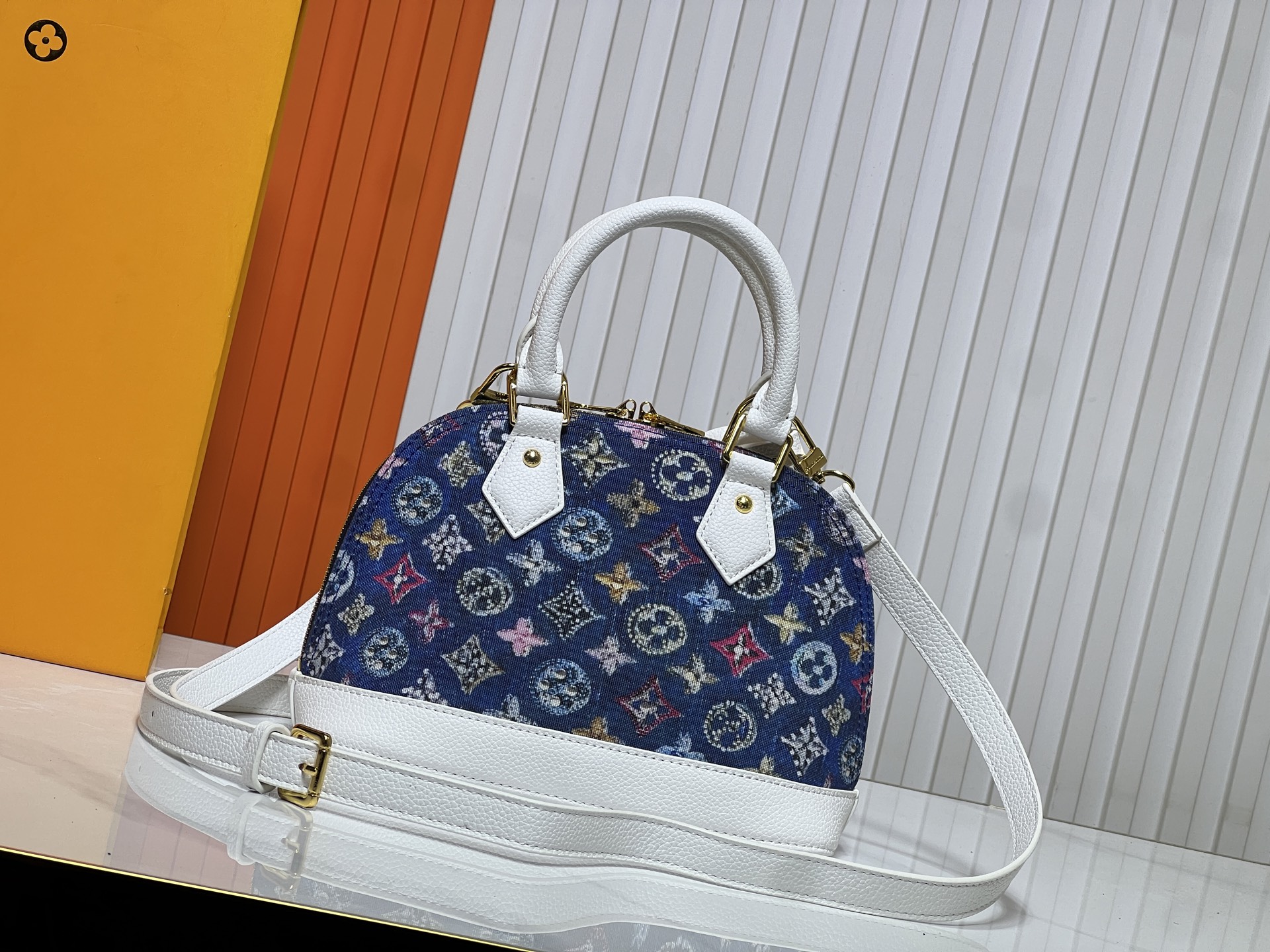 LOUIS VUITTON ルイヴィトン Alma BB 新作デニムバッグ-BRAND OFF