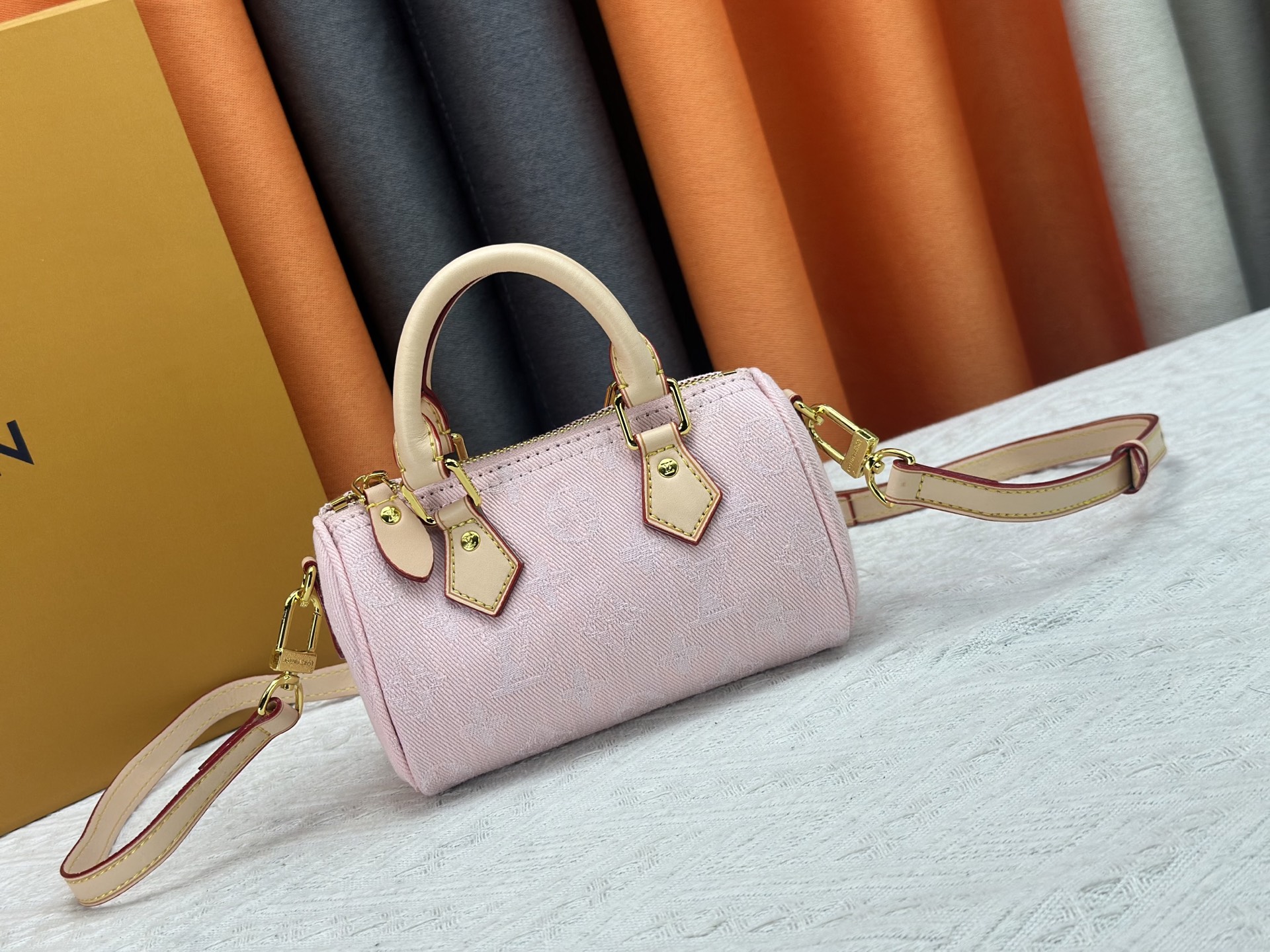 LOUIS VUITTON ルイヴィトン NANO SPEEDY Gx デニムバッグ M11212 M81085-BRAND OFF
