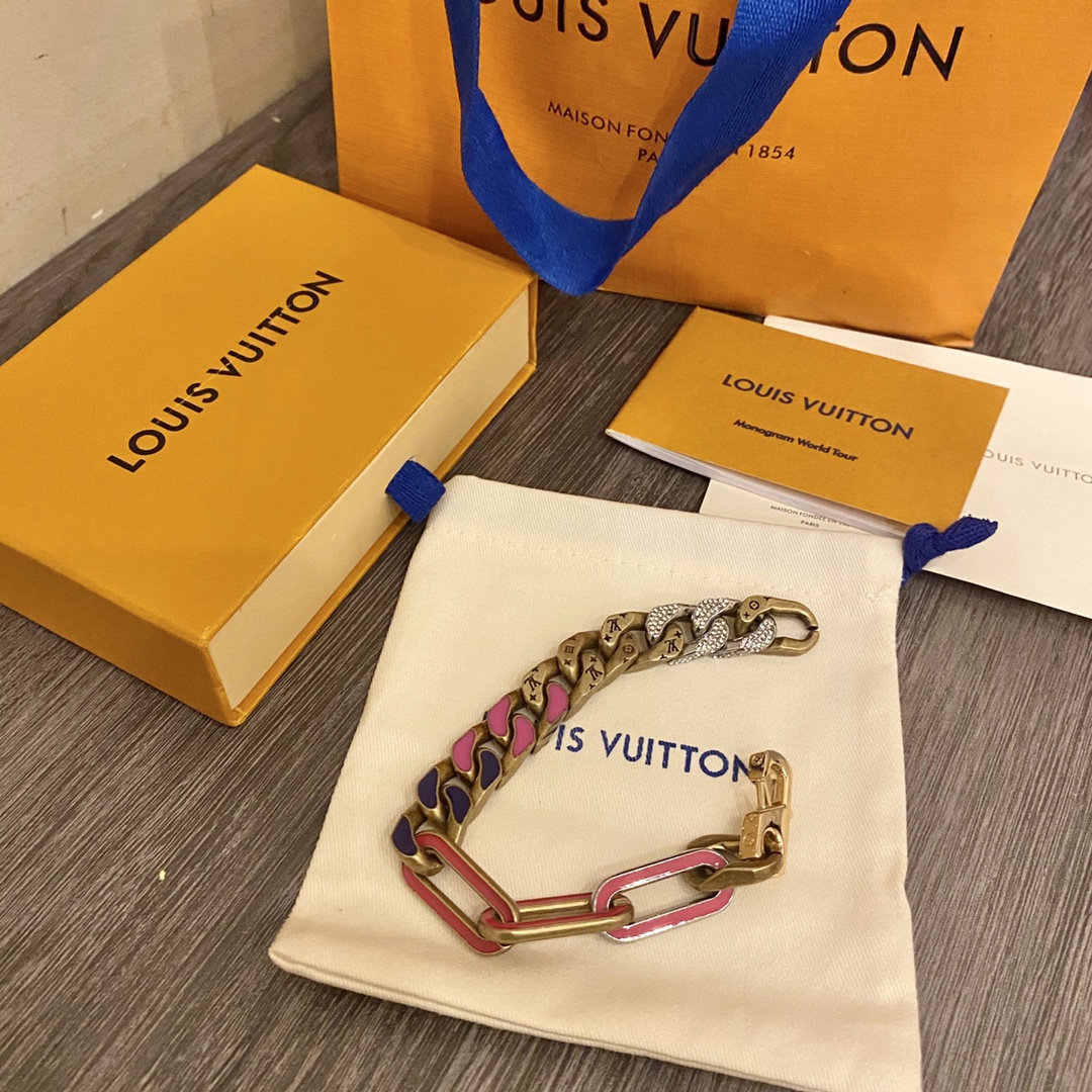 LOUIS VUITTON（ルイヴィトン）チェーンブレスレット-BRAND OFF