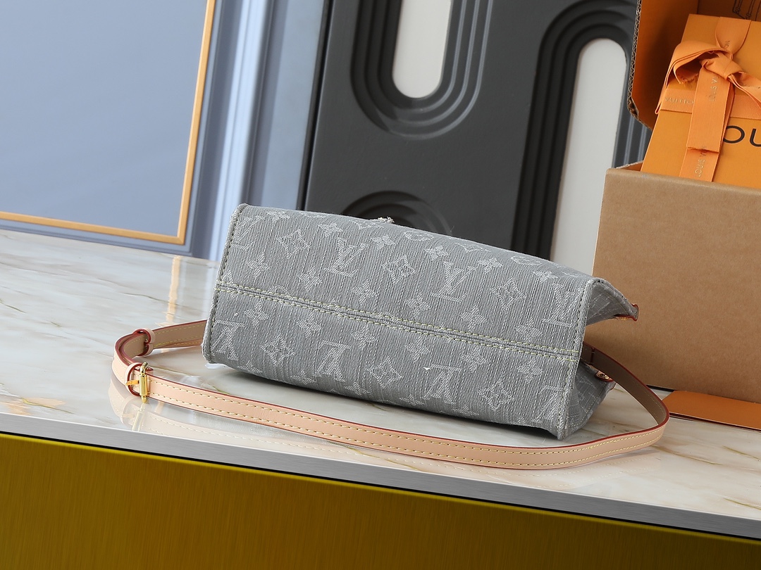LOUIS VUITTON ルイヴィトン OnTheGo デニムバッグ-BRAND OFF
