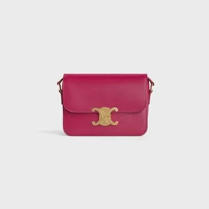 CELINE★トリオンフ クロスボディバッグ ティーン シャイニー-BRAND OFF