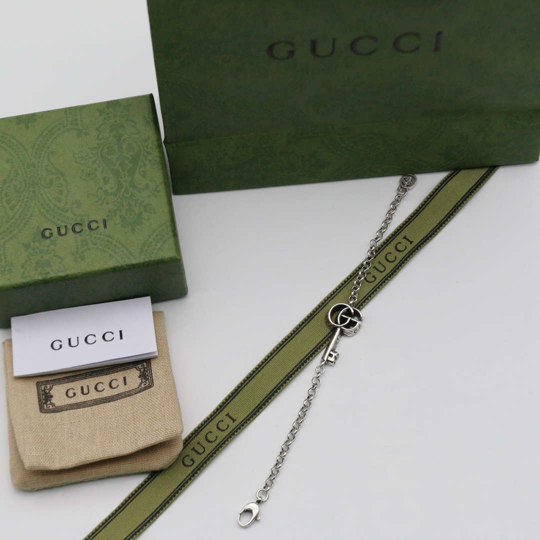 GUCCI ダブルG キー ブレスレット-BRAND OFF