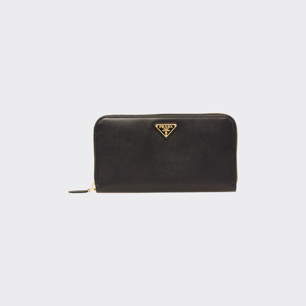 サフィアーノトライアングル ジップアラウンド長財布-BRAND OFF