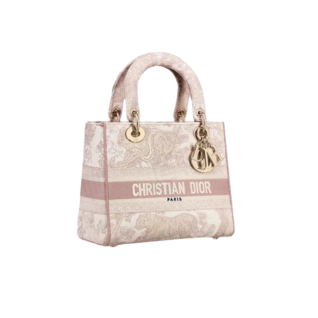 【DIOR】2種類★レディース LADY D-LITE ミディアムバッグ 大人気-BRAND OFF