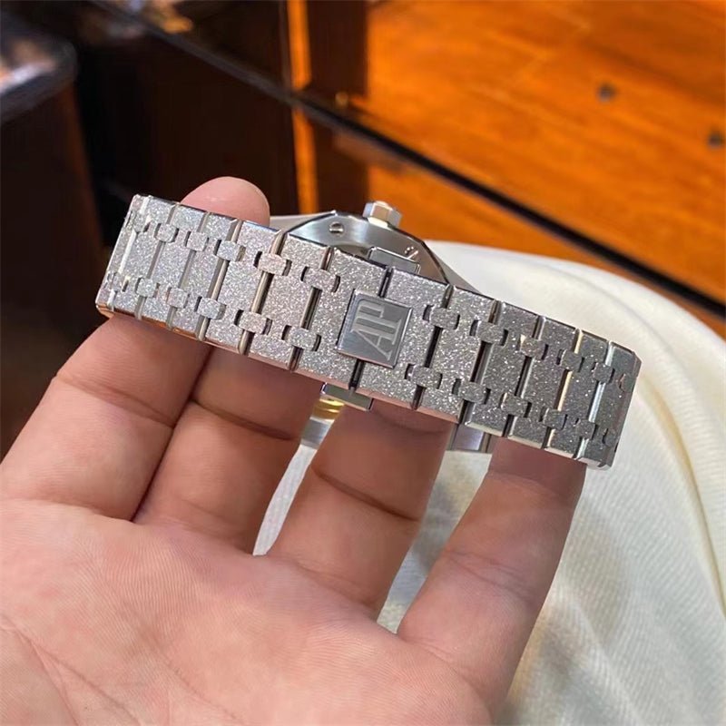 オーデマピゲ ロイヤルオーク フロステッドゴールド 世界限定200本 15410BC.GG.1224BC.01-BRAND OFF