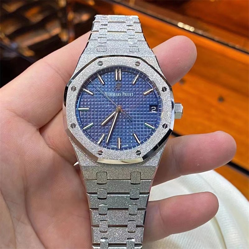 オーデマピゲ ロイヤルオーク フロステッドゴールド 世界限定200本 15410BC.GG.1224BC.01-BRAND OFF