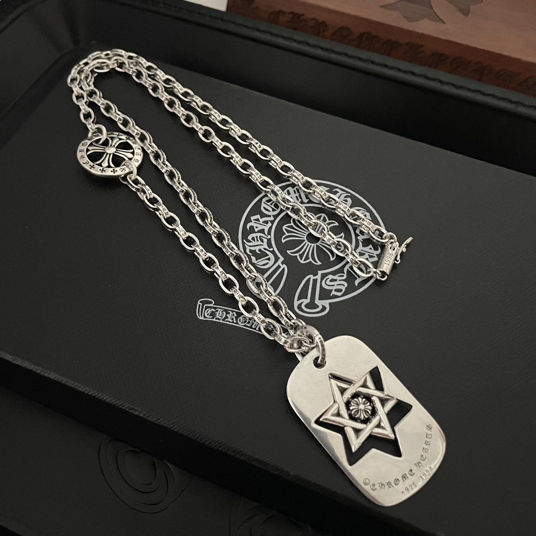 【CHROME HEARTS】ネックレス、新しいネックレス万能シンプルファッションオーナメント-BRAND OFF