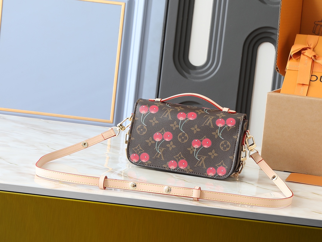 LOUIS VUITTON ルイヴィトン Pochette Métis East West ショルダーバッグ-BRAND OFF