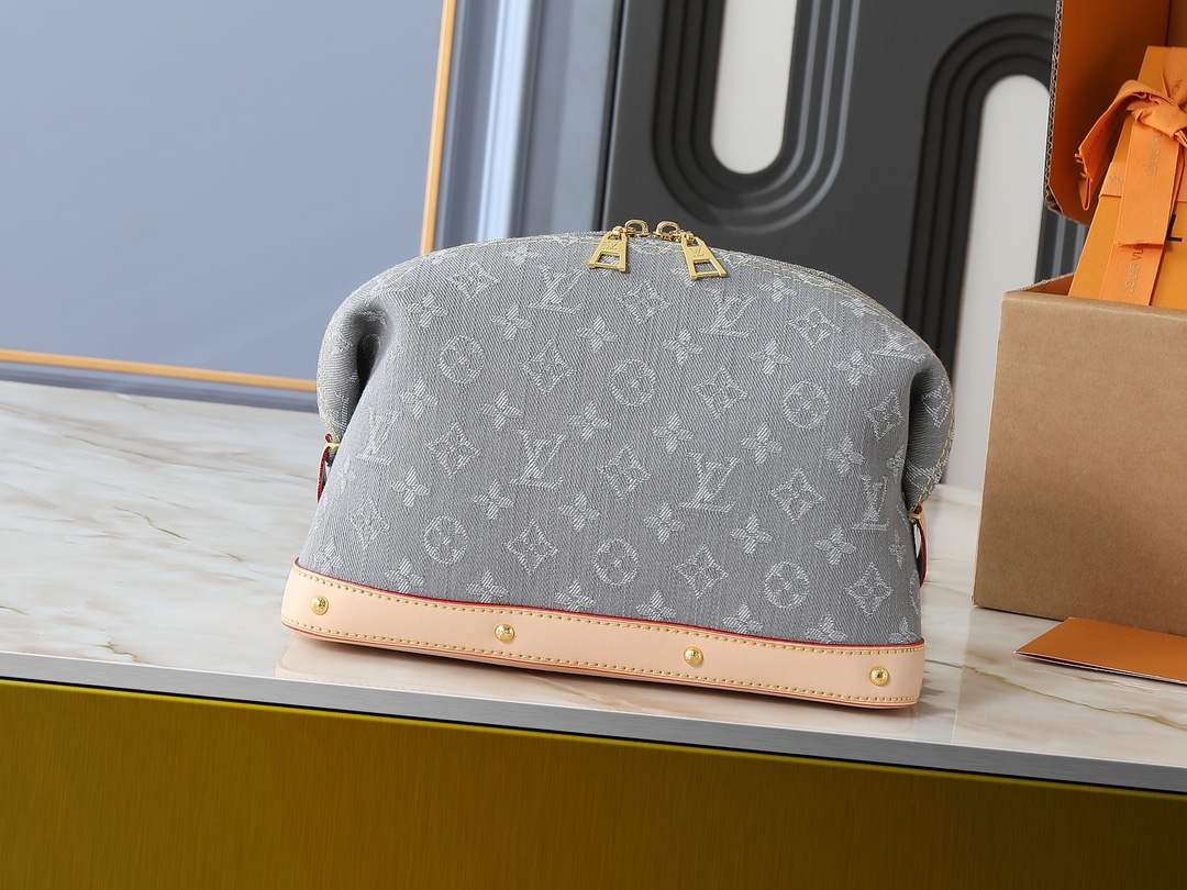 LOUIS VUITTON ルイヴィトン DENIM 化粧ポーチ M24317-BRAND OFF