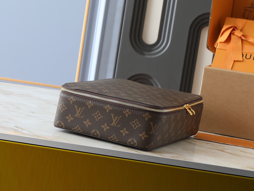 LOUIS VUITTON ルイヴィトン M43690 収納ボックス 化粧ポーチ-BRAND OFF