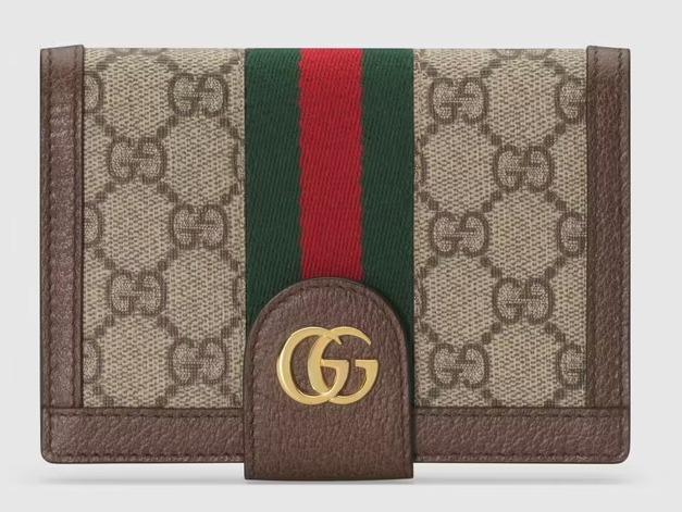 【国内発送★グッチ】オフィディア グッチ ロゴ パスポートケース-BRAND OFF
