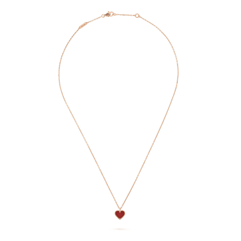 【Vancleef & Arpels】 スウィート アルハンブラ ハート ペンダント-BRAND OFF