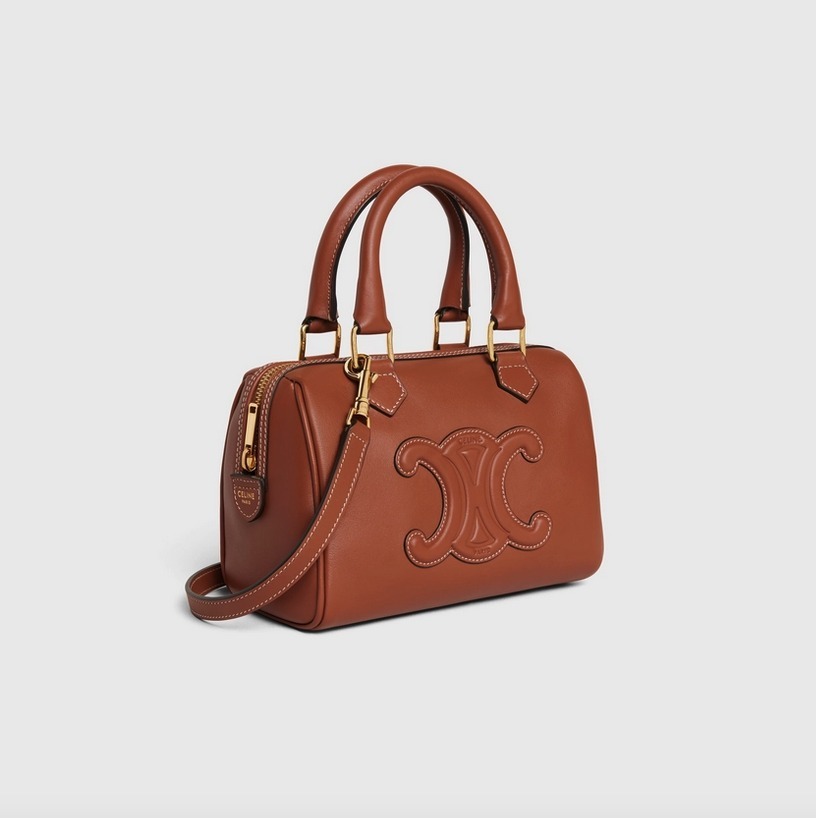 【CELINE】キュイル トリオンフ スモールボストン バック-BRAND OFF