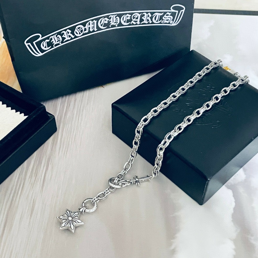 【Chrome Hearts】ネックレス、新しいネックレス万能シンプルファッションオーナメント-BRAND OFF