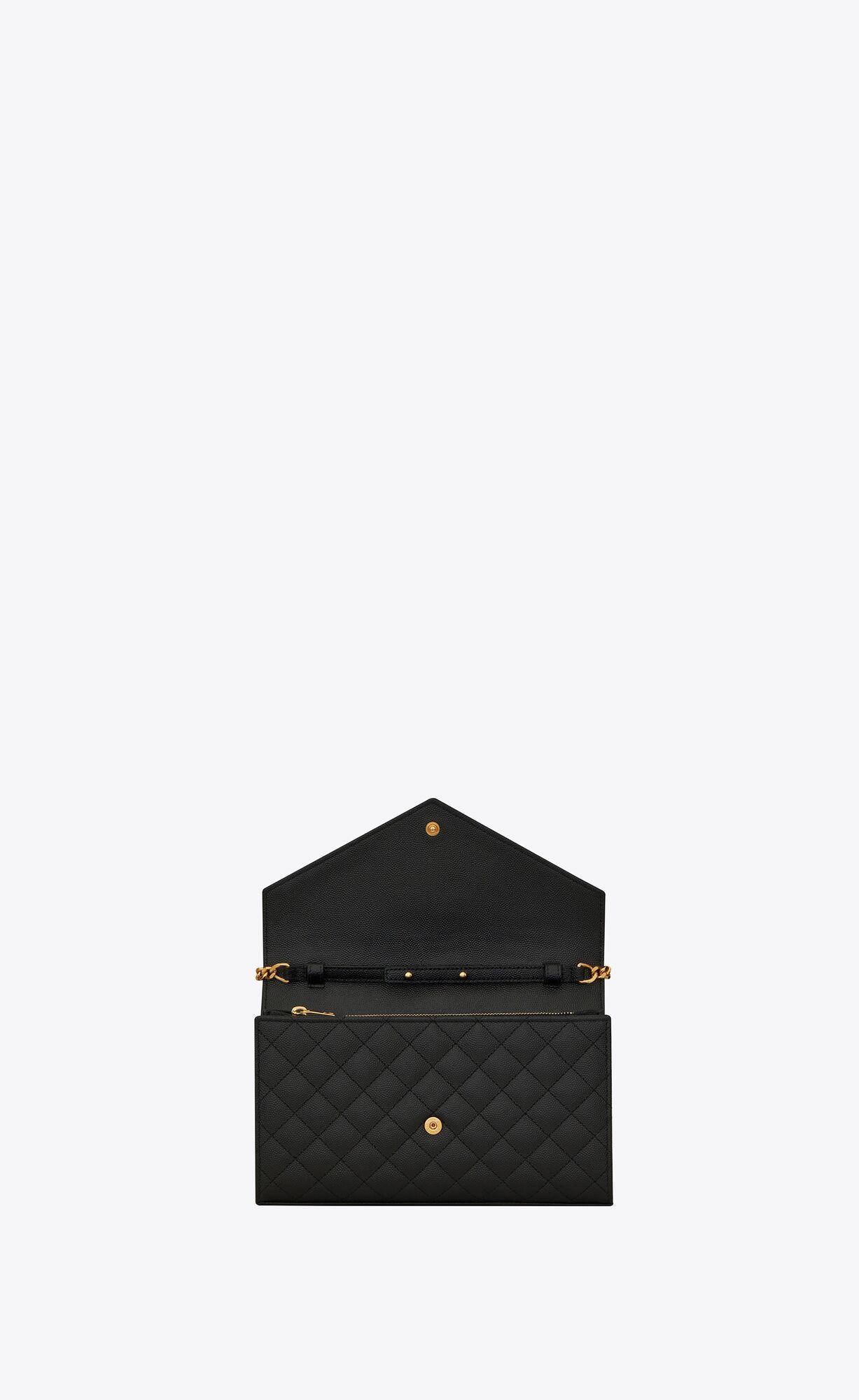 MONOGRAMMIXMATELASSÉグレインエンボスレザーチェーンウォレット-BRAND OFF