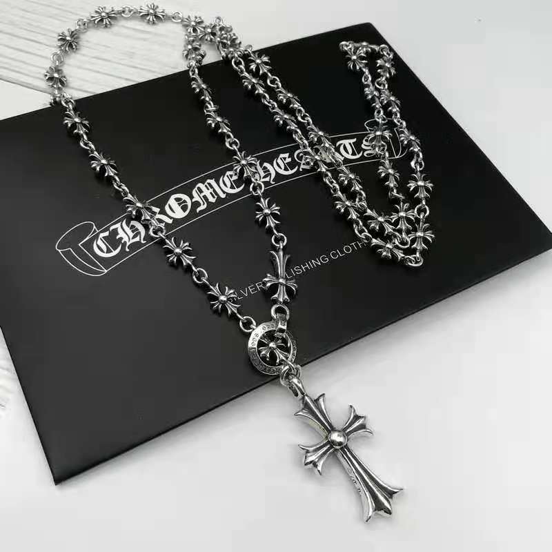 CHROME HEARTS （クロムハーツ） クロス ネックレス 70CM-BRAND OFF