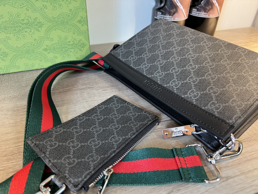 【 GUCCI 旗艦店】GGショルダーバッグ 22X14X7CM-BRAND OFF