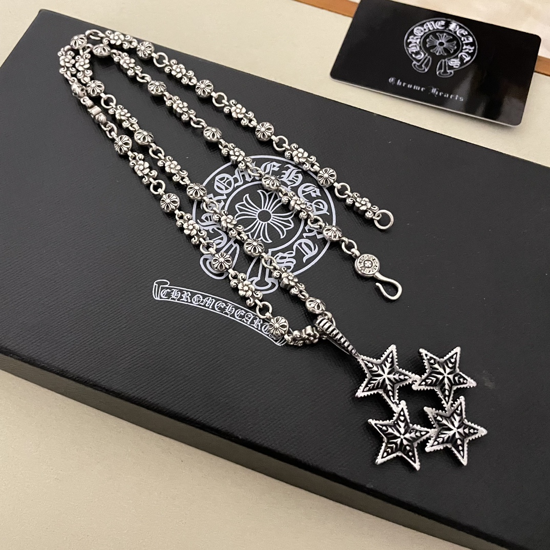 【Chrome Hearts】ネックレス、新しいネックレス万能シンプルファッションオーナメント-BRAND OFF