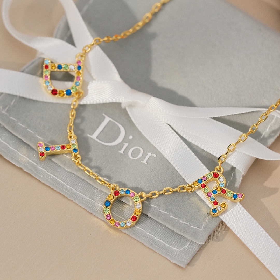 【2026】【 DIOR】ネックレス、新しいネックレス万能シンプルファッションオーナメント-BRAND OFF