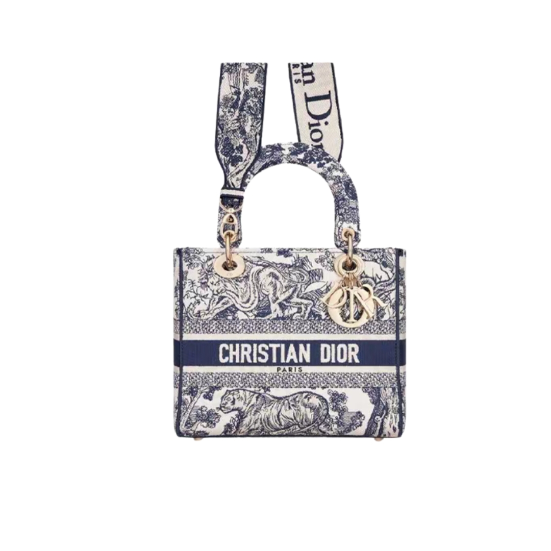 【DIOR】2種類★レディース LADY D-LITE ミディアムバッグ 大人気-BRAND OFF