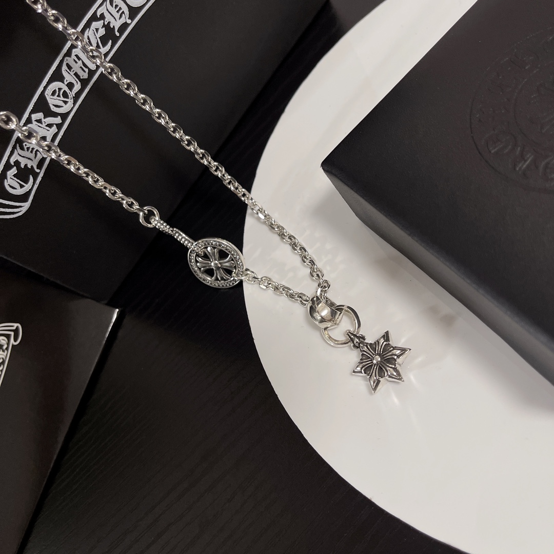 【Chrome Hearts】ネックレス、新しいネックレス万能シンプルファッションオーナメント-BRAND OFF