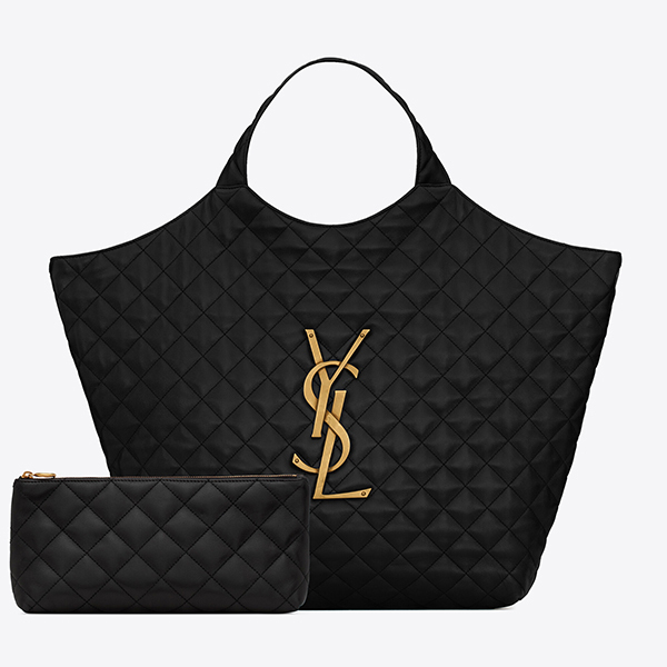 【SAINT LAURENT】滝沢カレンさん愛用!ラムスキン ICAREマキシ ショッピングバッグ-BRAND OFF