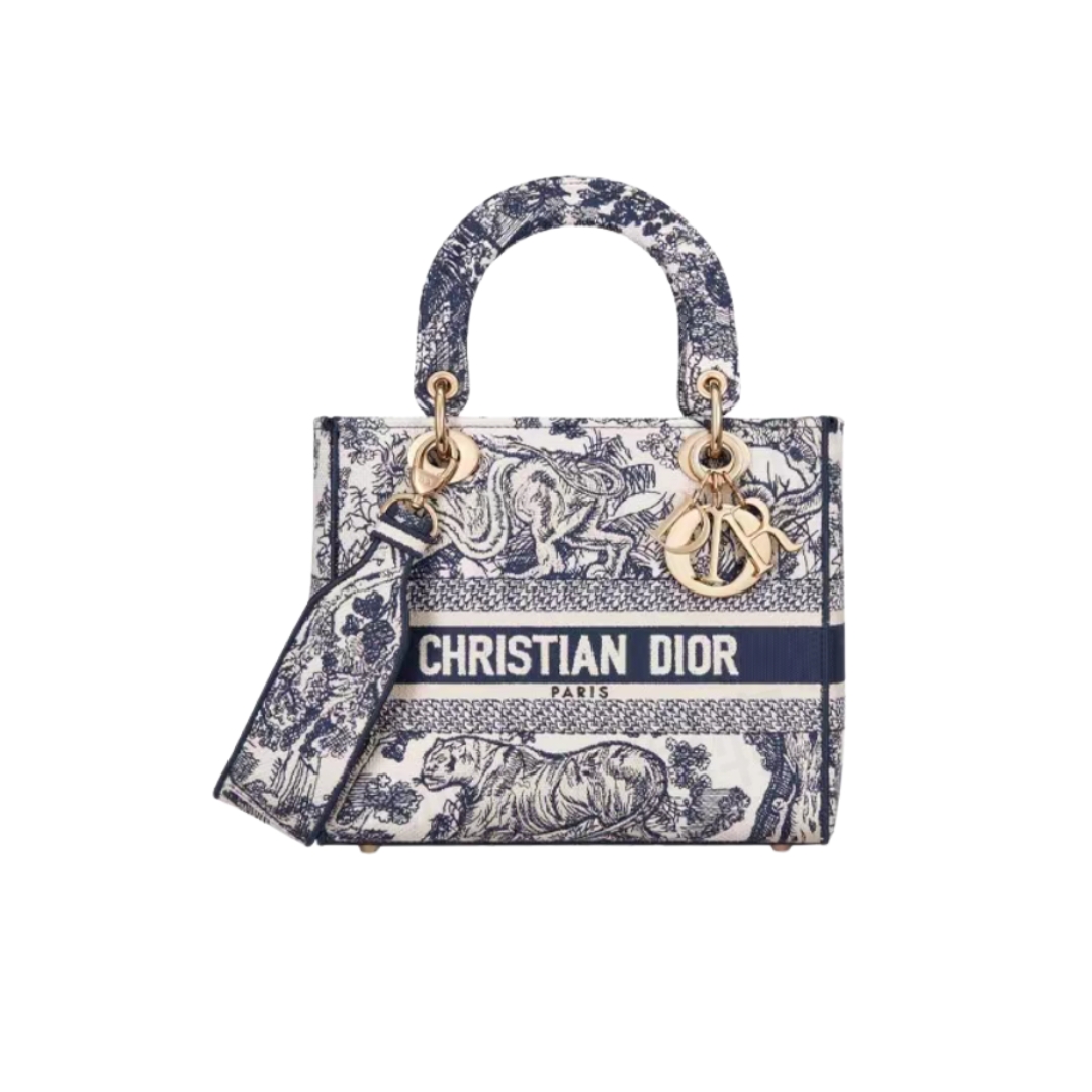 【DIOR】2種類★レディース LADY D-LITE ミディアムバッグ 大人気-BRAND OFF