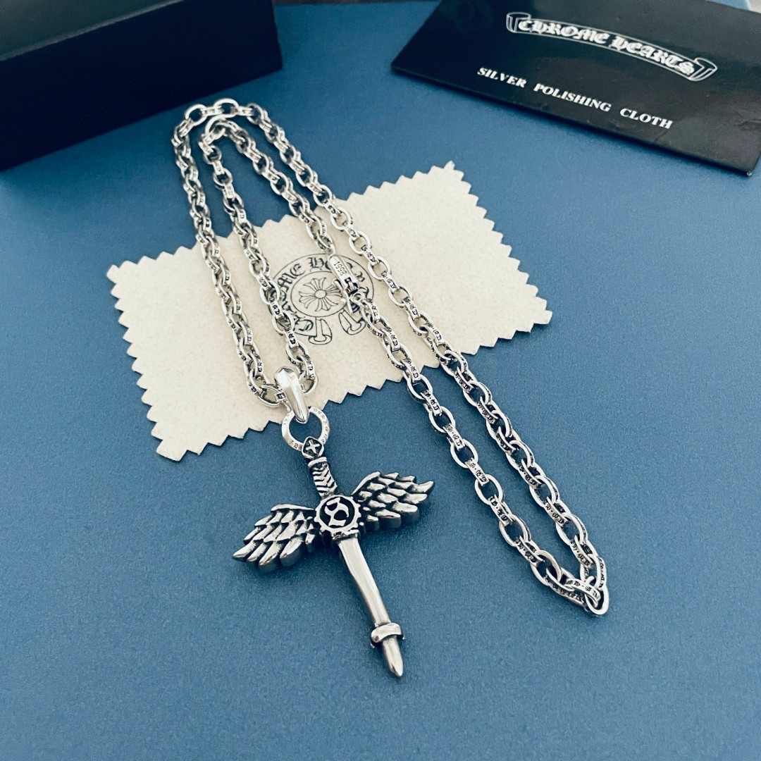 【CHROME HEARTS】ネックレス、新しいネックレス万能シンプルファッションオーナメント-BRAND OFF
