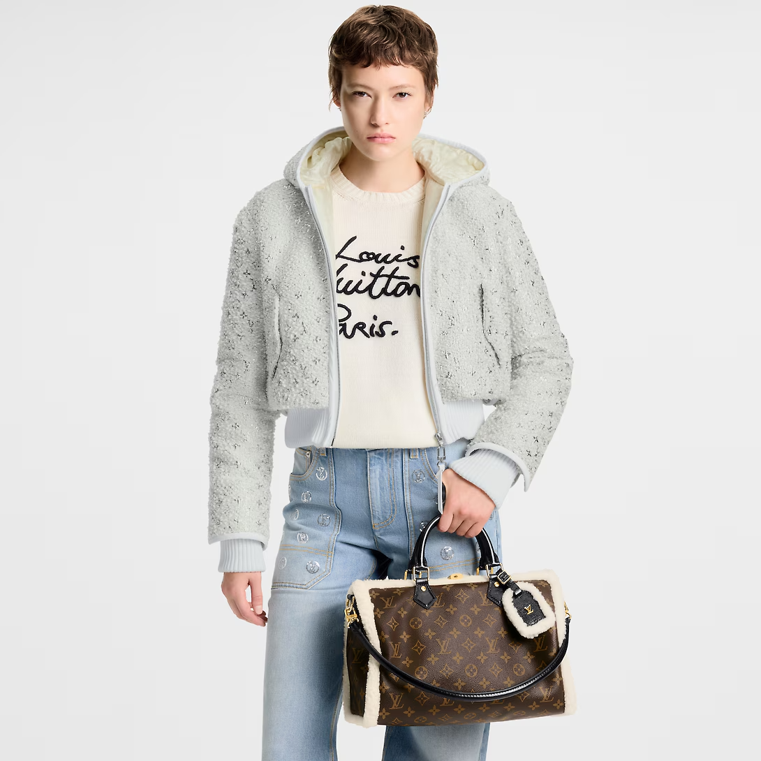 LOUIS VUITTON ルイヴィトン SPEEDY SOFT 30 TEDDY ショルダーバッグ M26326-BRAND OFF