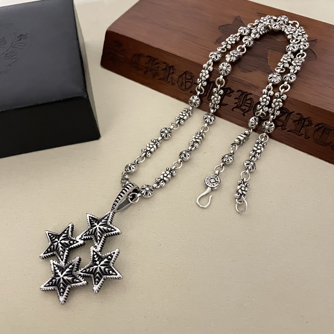 【Chrome Hearts】ネックレス、新しいネックレス万能シンプルファッションオーナメント-BRAND OFF