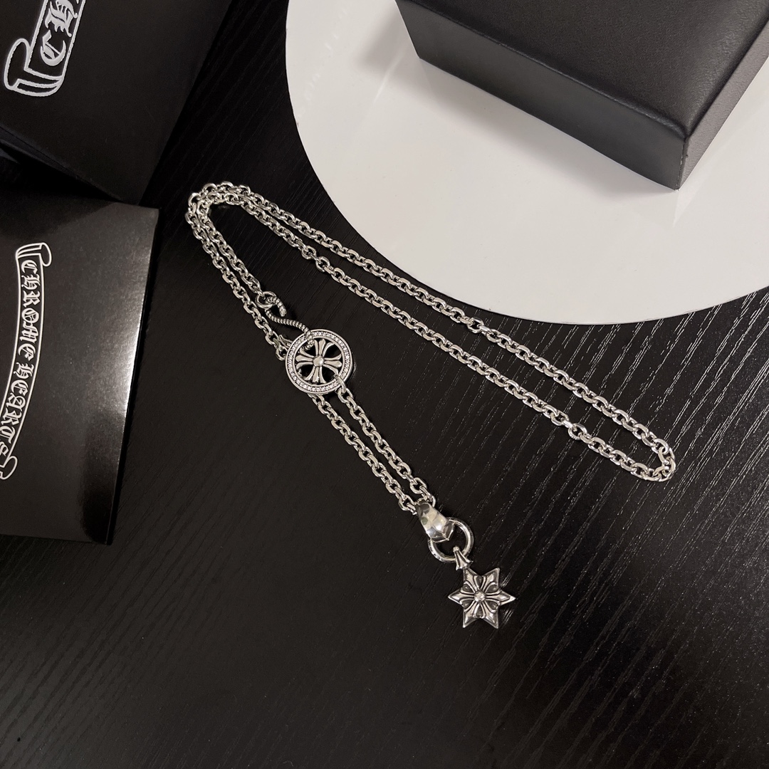 【Chrome Hearts】ネックレス、新しいネックレス万能シンプルファッションオーナメント-BRAND OFF