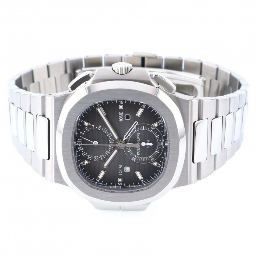 パテック・フィリップ PATEK PHILIPPE ノーチラス トラベルタイム クロノグラフ 5990/1A-001-BRAND OFF