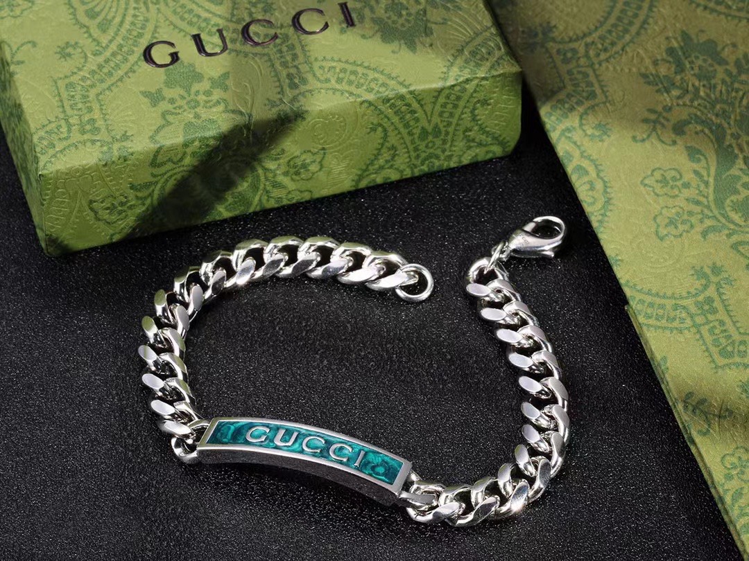 GUCCI（グッチ）エナメルブレスレット-BRAND OFF