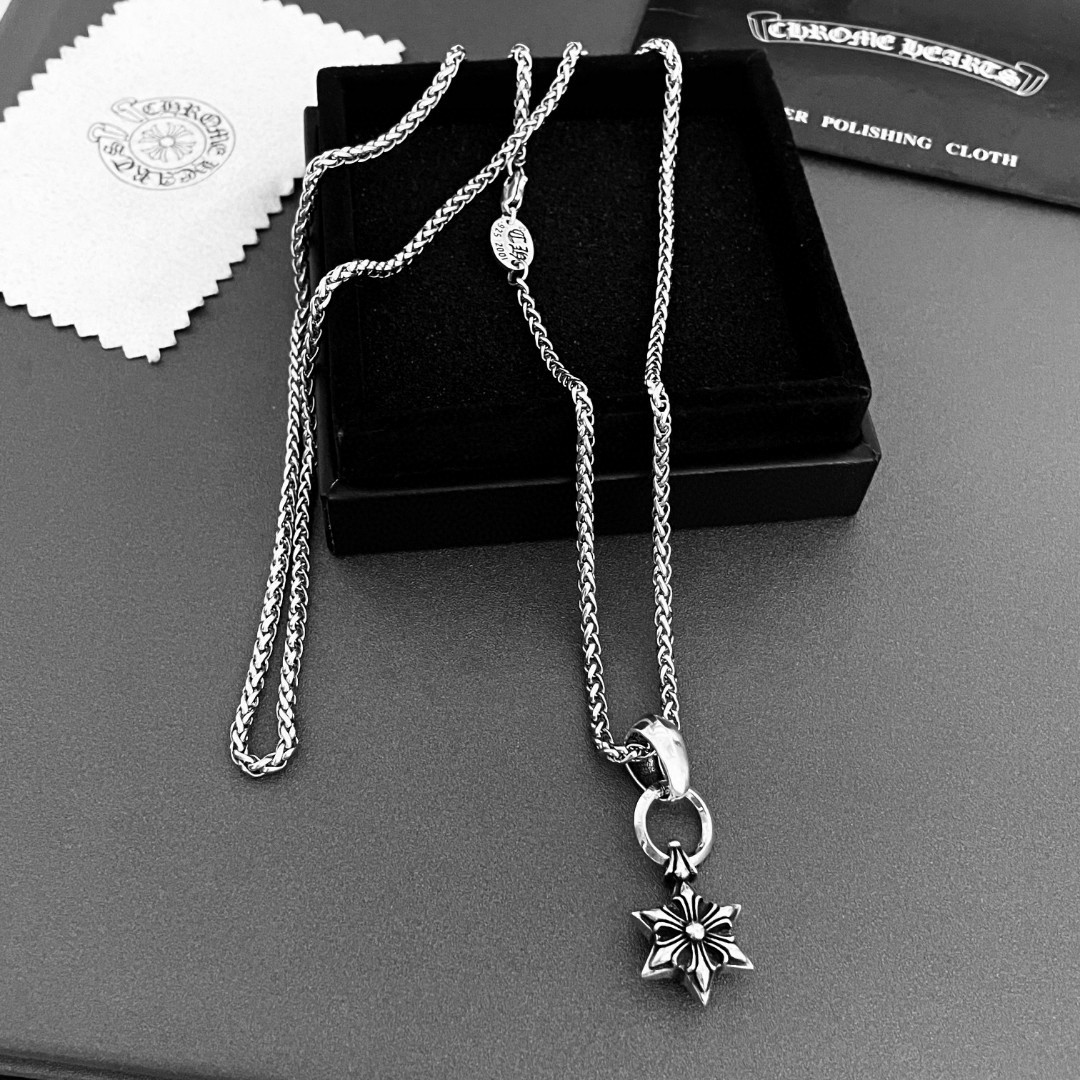 【Chrome Hearts】ネックレス、新しいネックレス万能シンプルファッションオーナメント-BRAND OFF