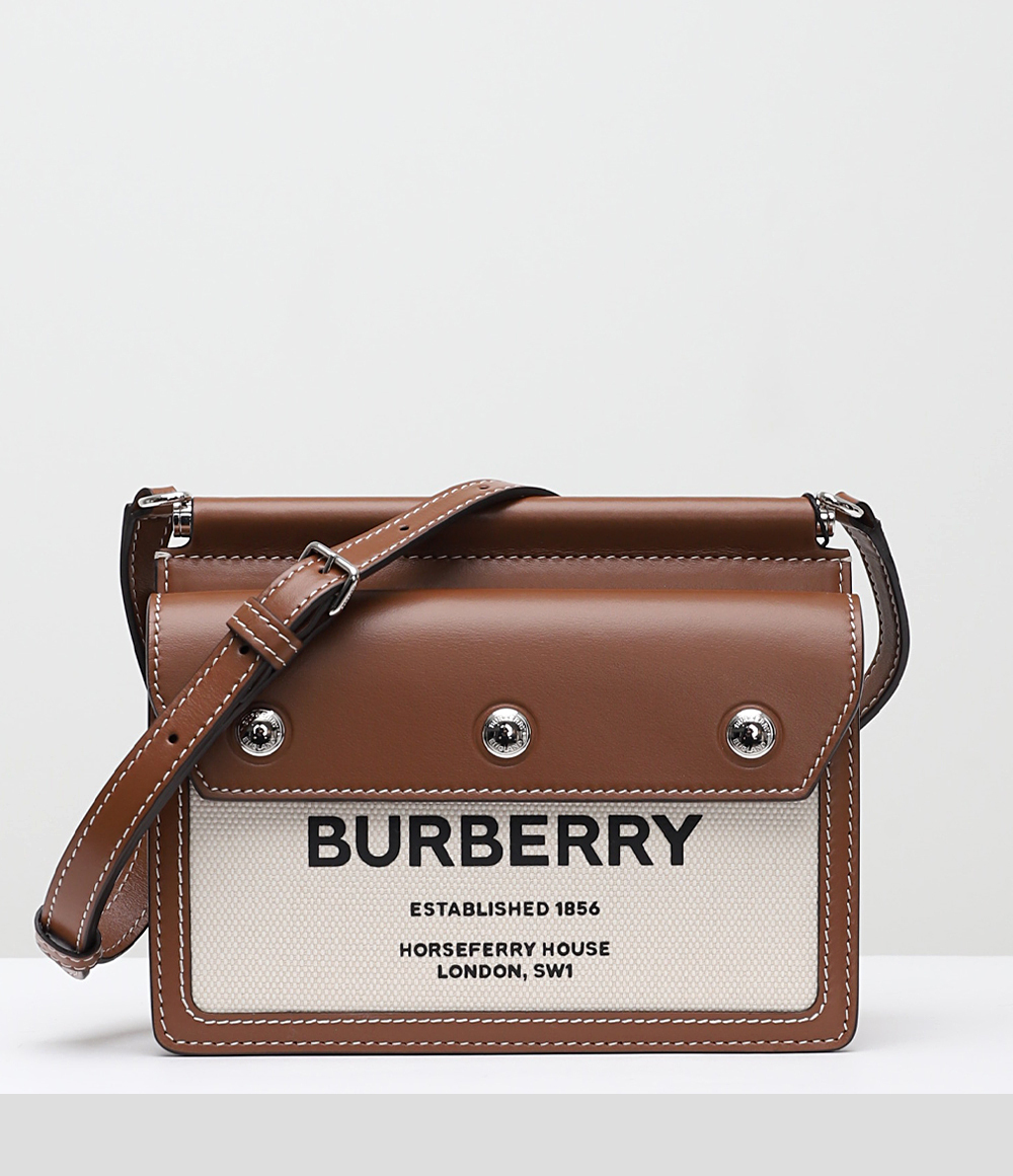 Burberry Mini Horseferry Print タイトルバッグ-BRAND OFF