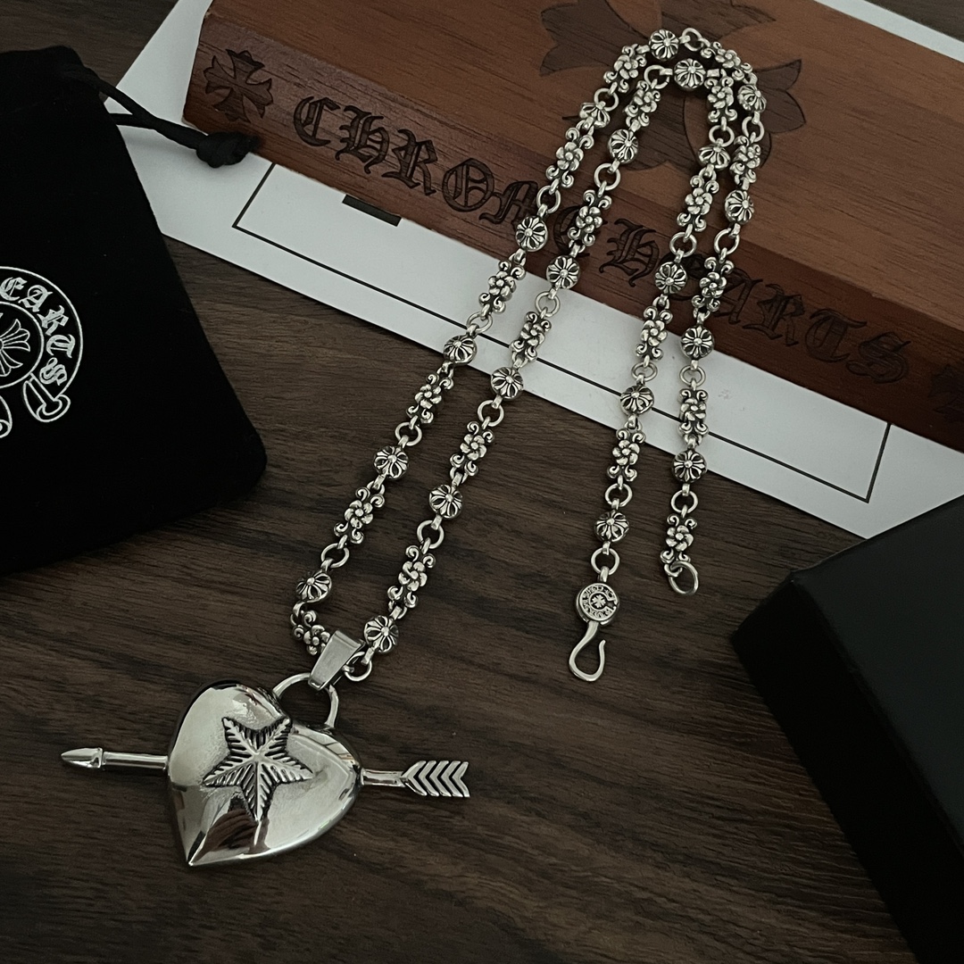 【CHROME HEARTS】ネックレス、新しいネックレス万能シンプルファッションオーナメント-BRAND OFF
