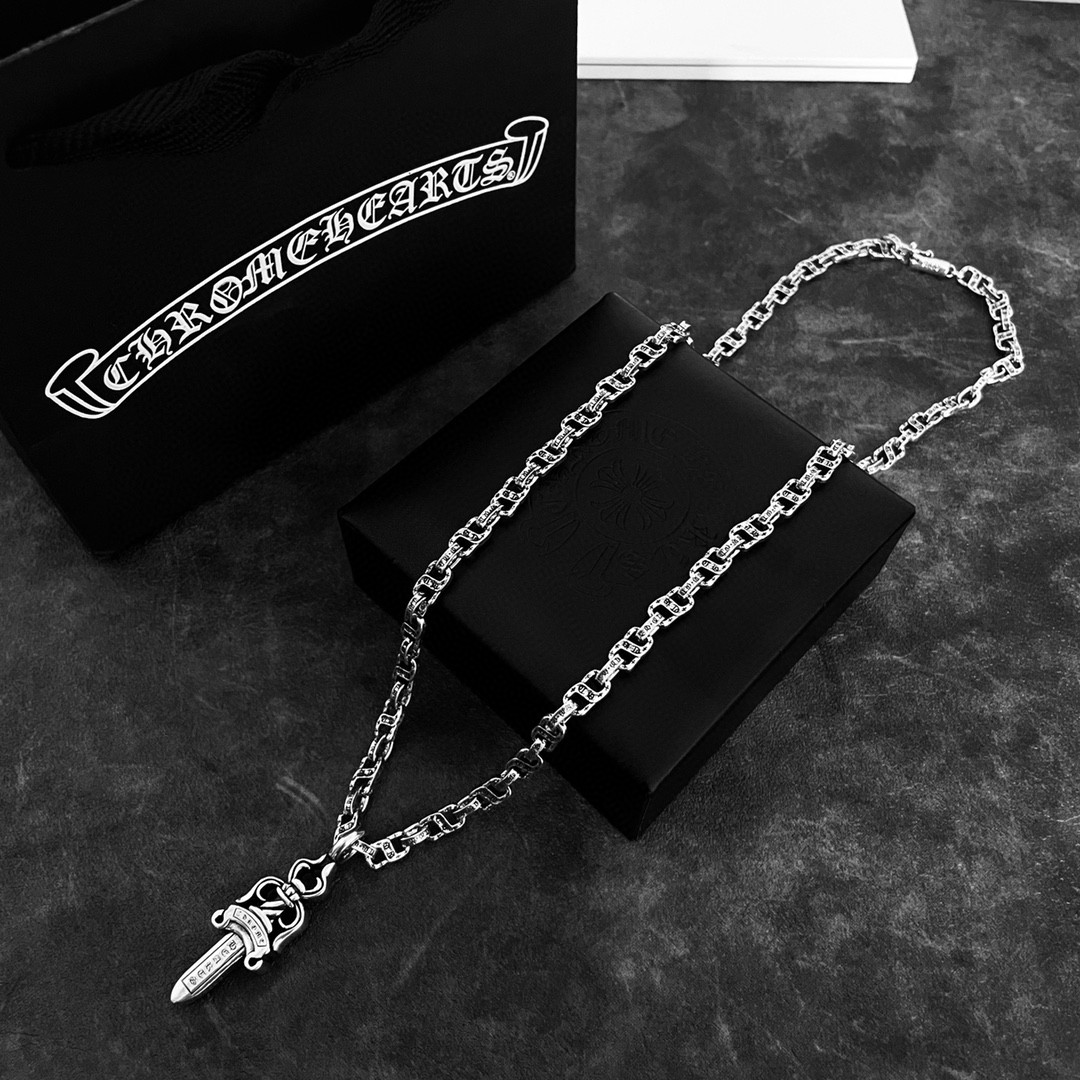 【CHROME HEARTS】ネックレス、新しいネックレス万能シンプルファッションオーナメント-BRAND OFF