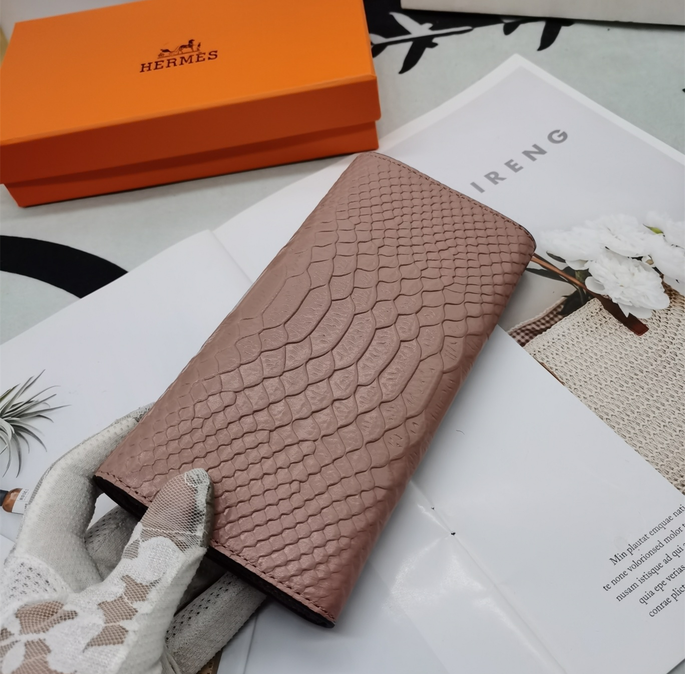 Hermès エルメス 8111 財布 19x10cm-BRAND OFF
