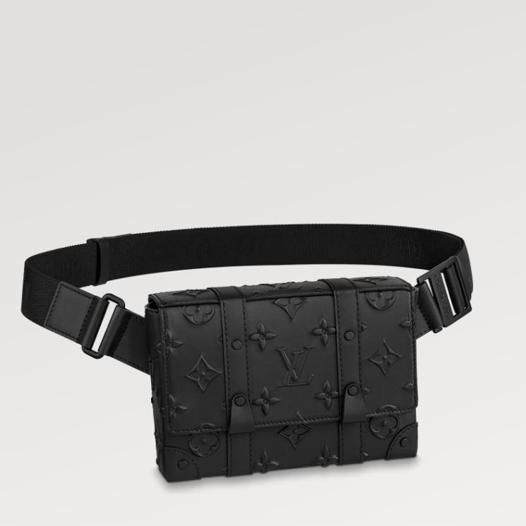 Louis Vuitton トランク 肩掛け バッグ 黒 M57952 モノグラム-BRAND OFF