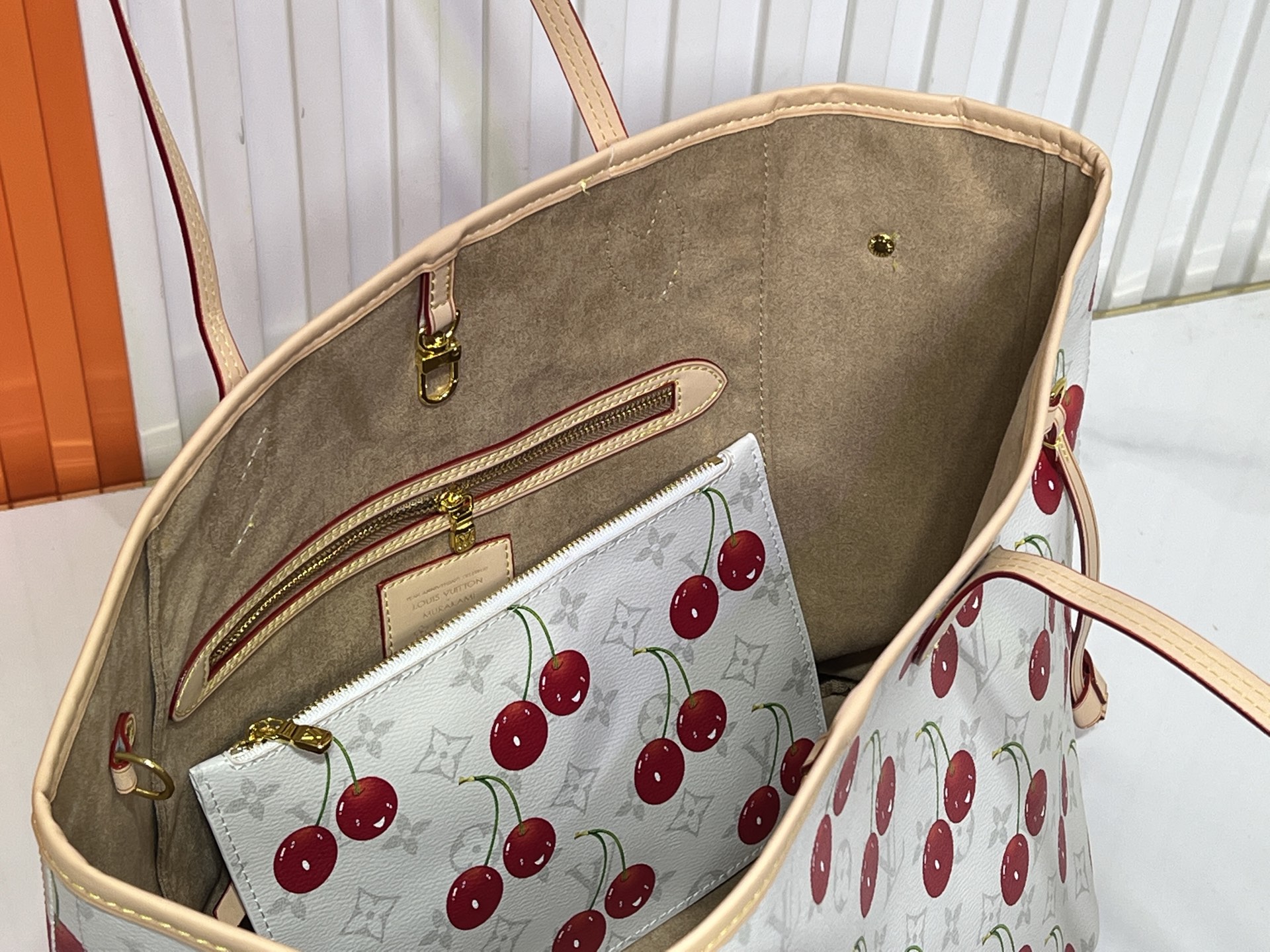 LOUIS VUITTON ルイヴィトン Neverfull 村上隆 ハンドバッグ-BRAND OFF