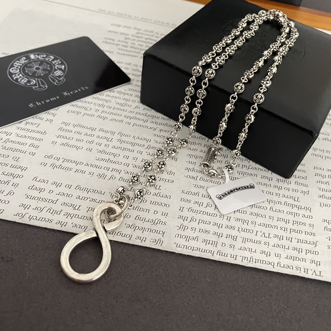 【Chrome Hearts】ネックレス、新しいネックレス万能シンプルファッションオーナメント-BRAND OFF