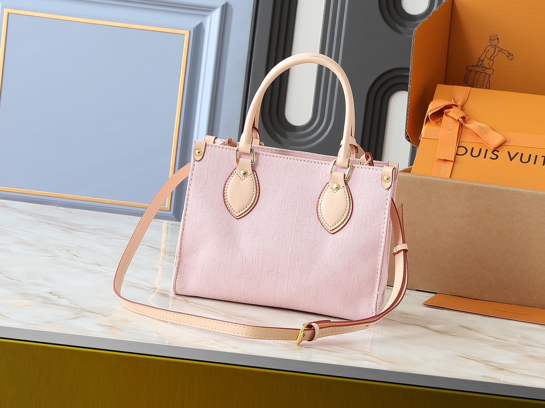 LOUIS VUITTON ルイヴィトン OnTheGo デニムバッグ-BRAND OFF