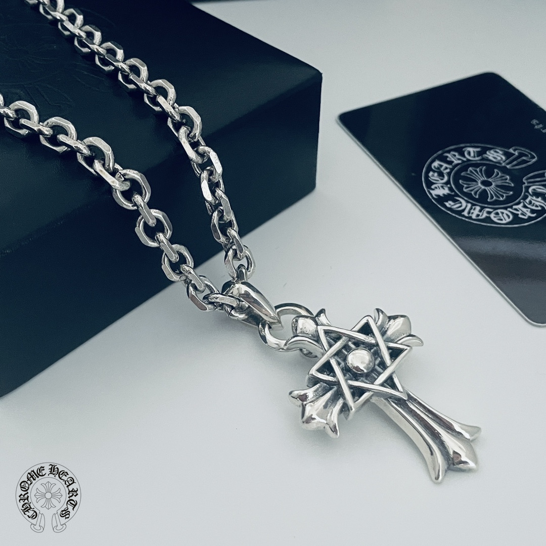 【CHROME HEARTS】クロムハーツ、新しいネックレス万能シンプルファッションオーナメント-BRAND OFF