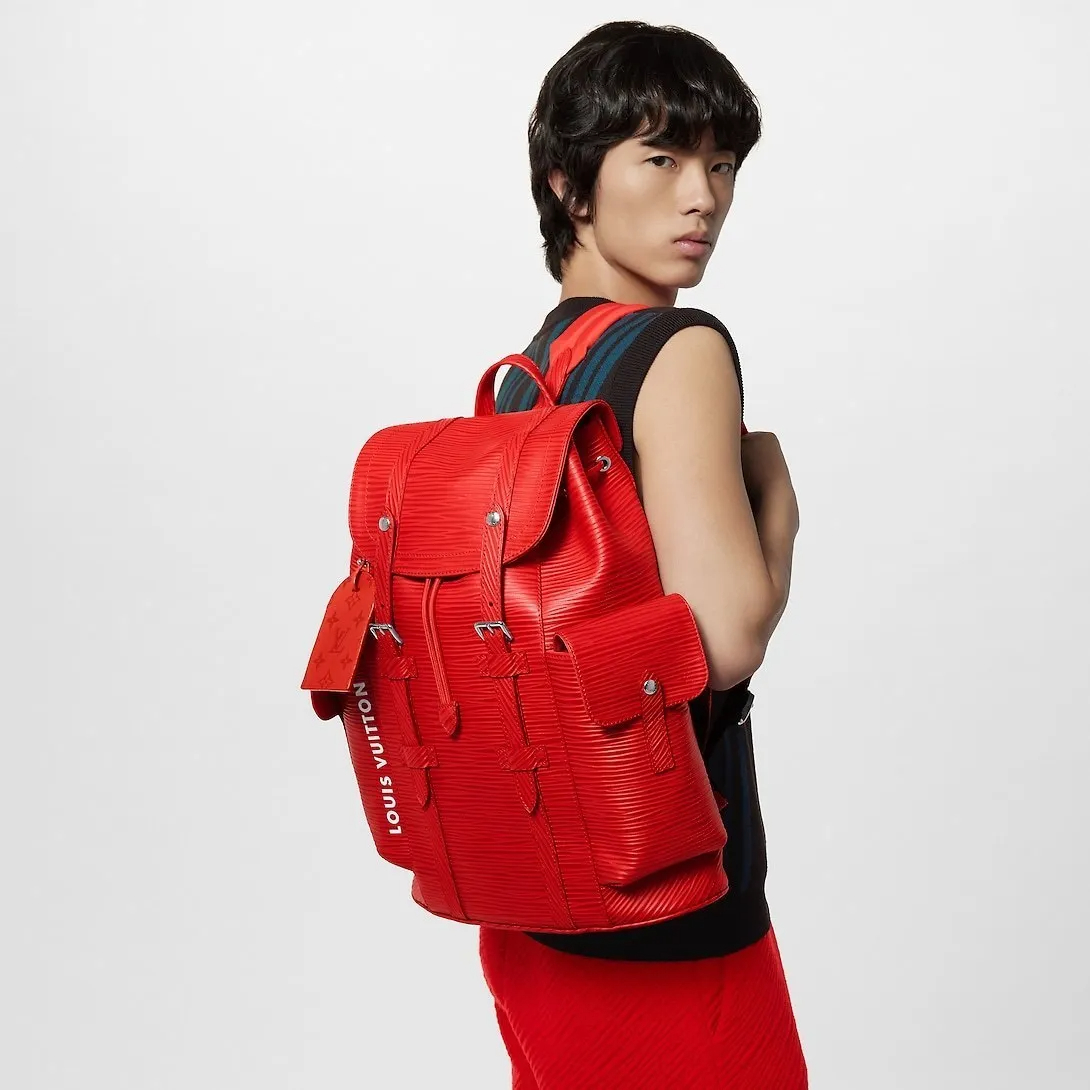 【LOUIS VUITTON】クリストファーMM リュック ロゴ バックパック M23764-BRAND OFF